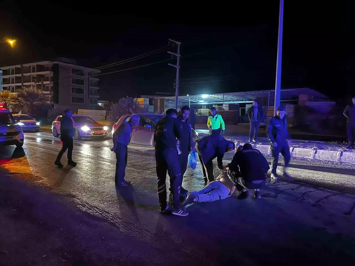 Milas’ta Alkol Alan Kadına Araç Çarptı