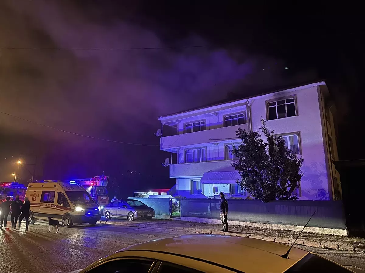 Düzce’de Yangın: Ev Kül Oldu